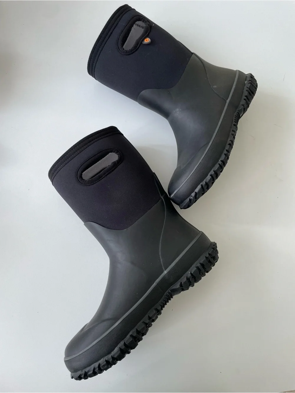 Bogs K Grasp Black Insulated Rain Boots Winter Boots Big Kid 3 Outdoors Gorpcore